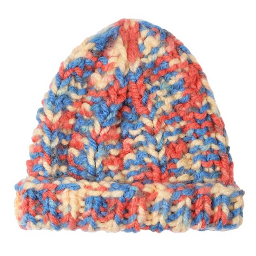 Multicoloured Self-Design Beanie - 2679