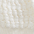 White Self-Design Beanie - 268