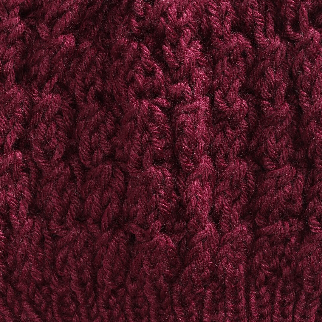 Maroon Self-Design Beanie - 270