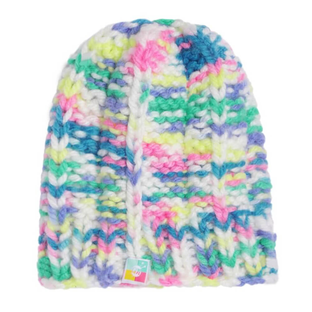 Multicoloured Self-Design Beanie - 2720