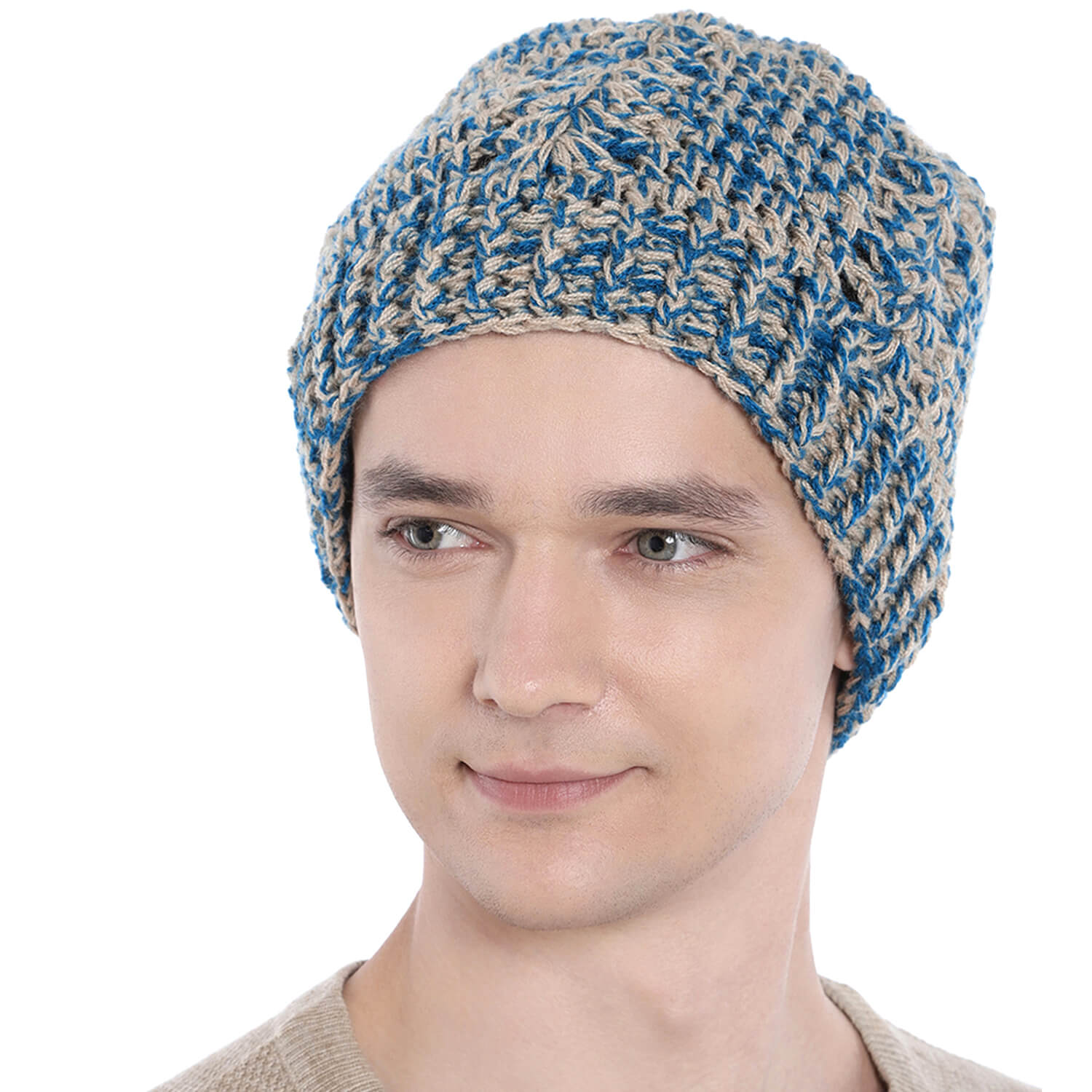Self-Pattern Beanie - 2835
