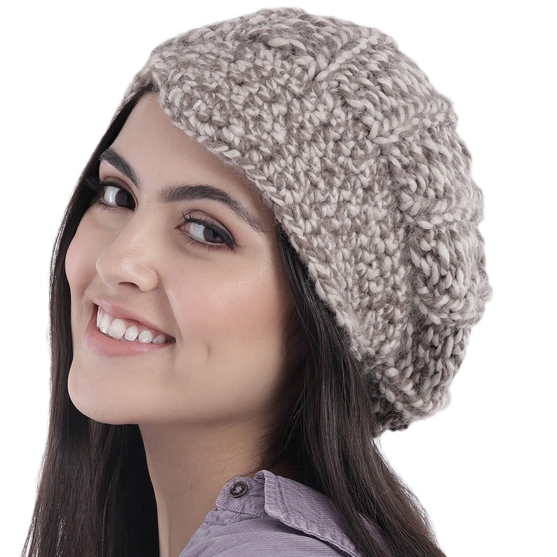 Slouch Beanie with Flap - 2882