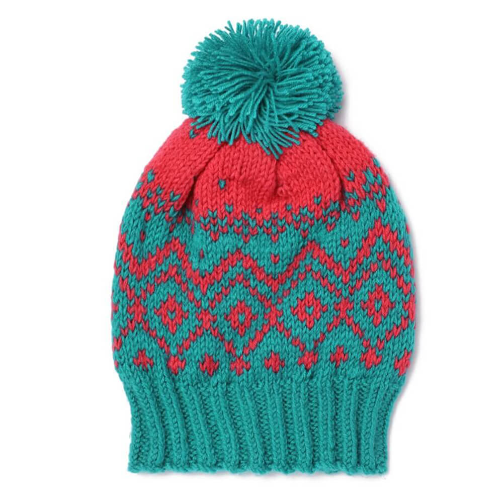 Multi-Colored Icelandic Beanie - 2940