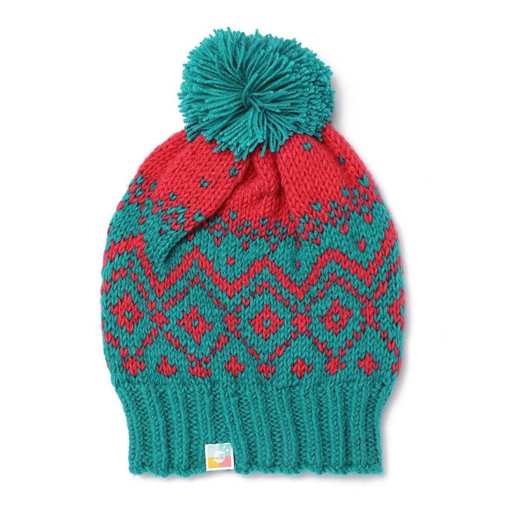 Multi-Colored Icelandic Beanie - 2940