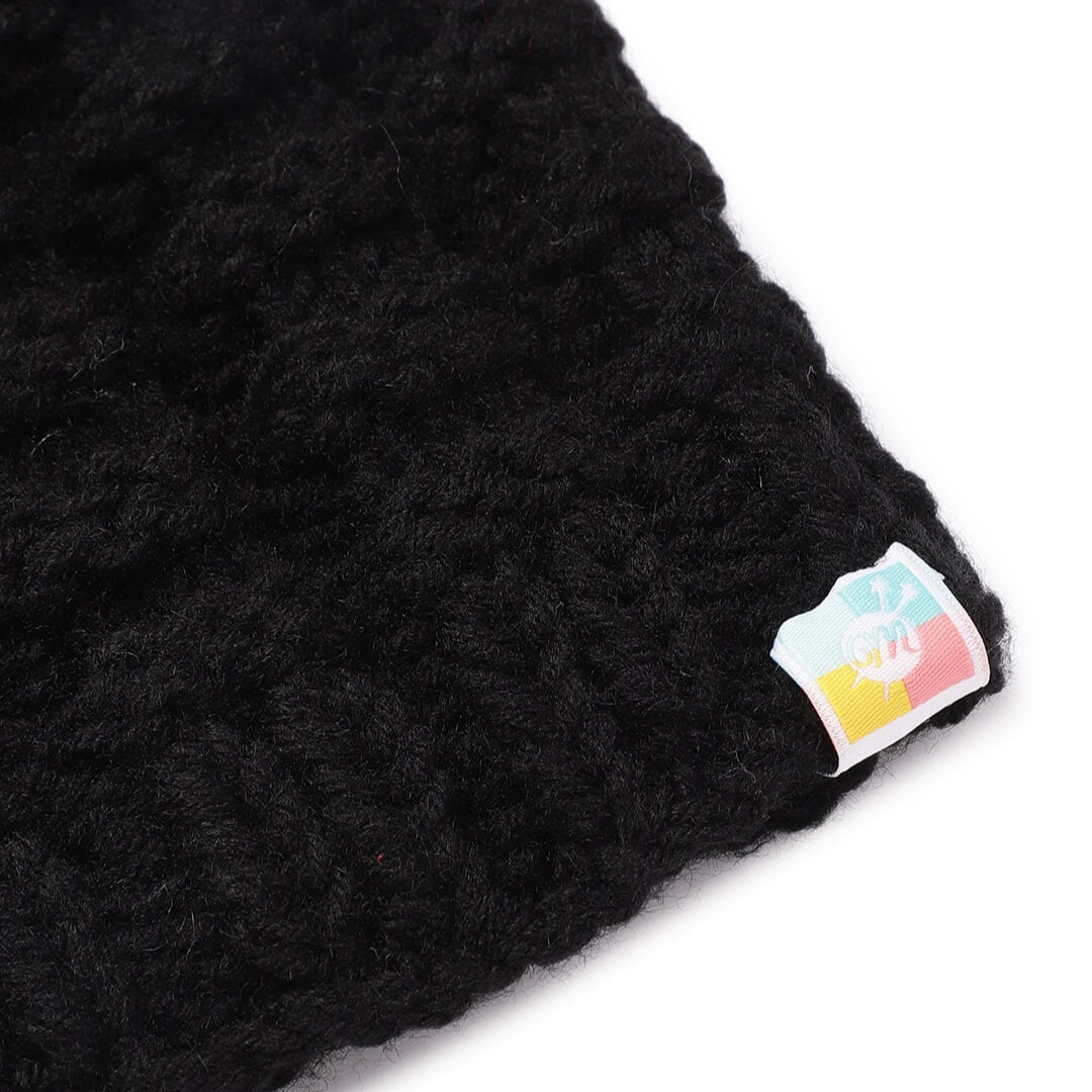 Black Checks Cap - 624