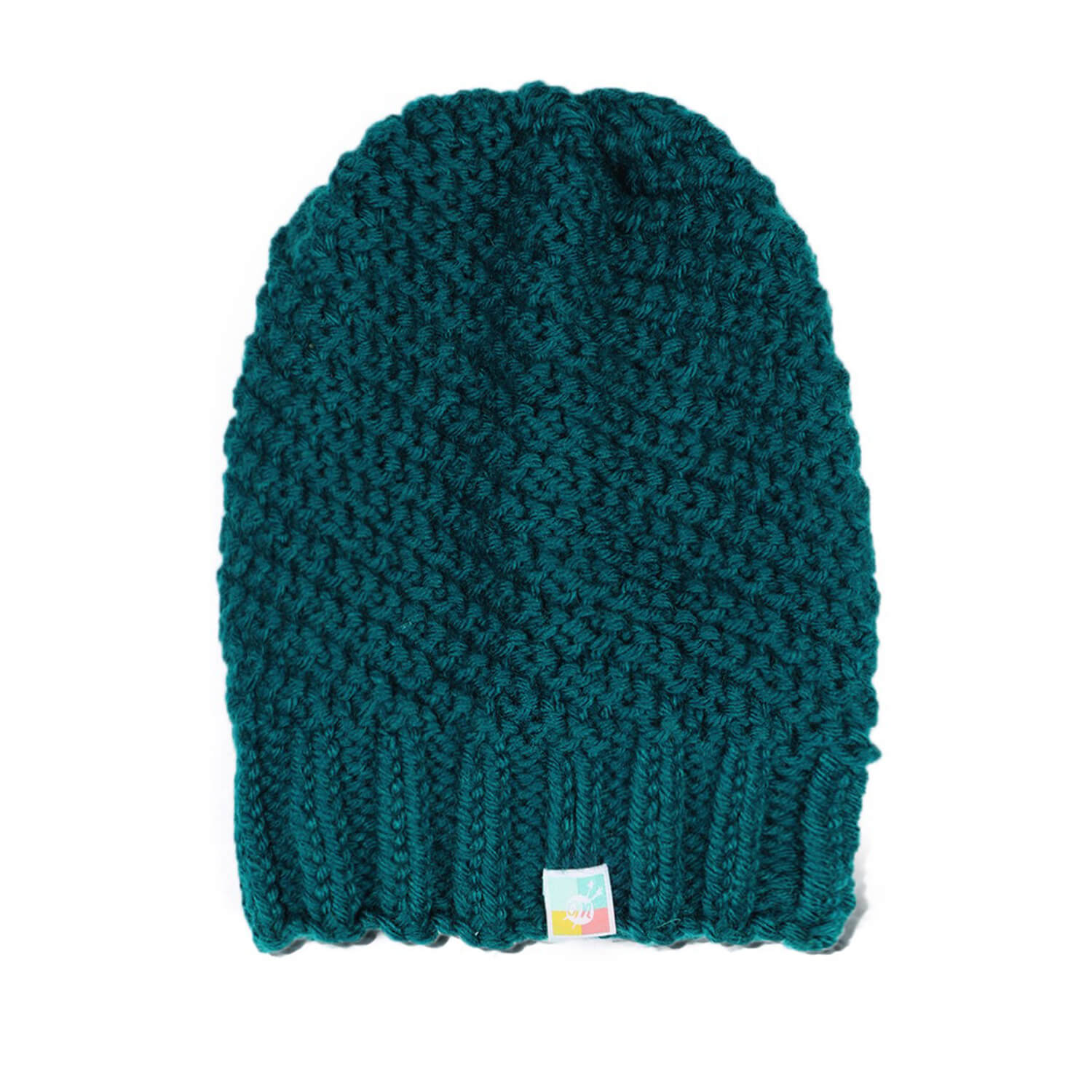 Diagonal Slouch Beanie - 636