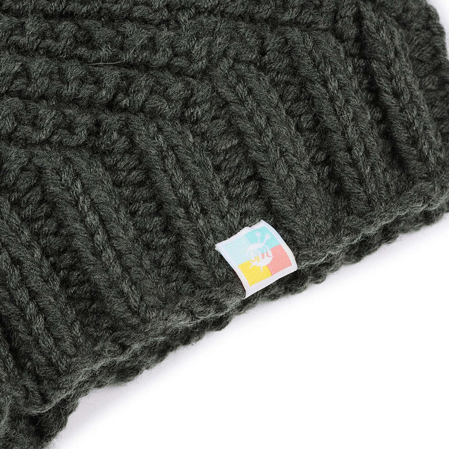 Diagonal Slouch Beanie - 637