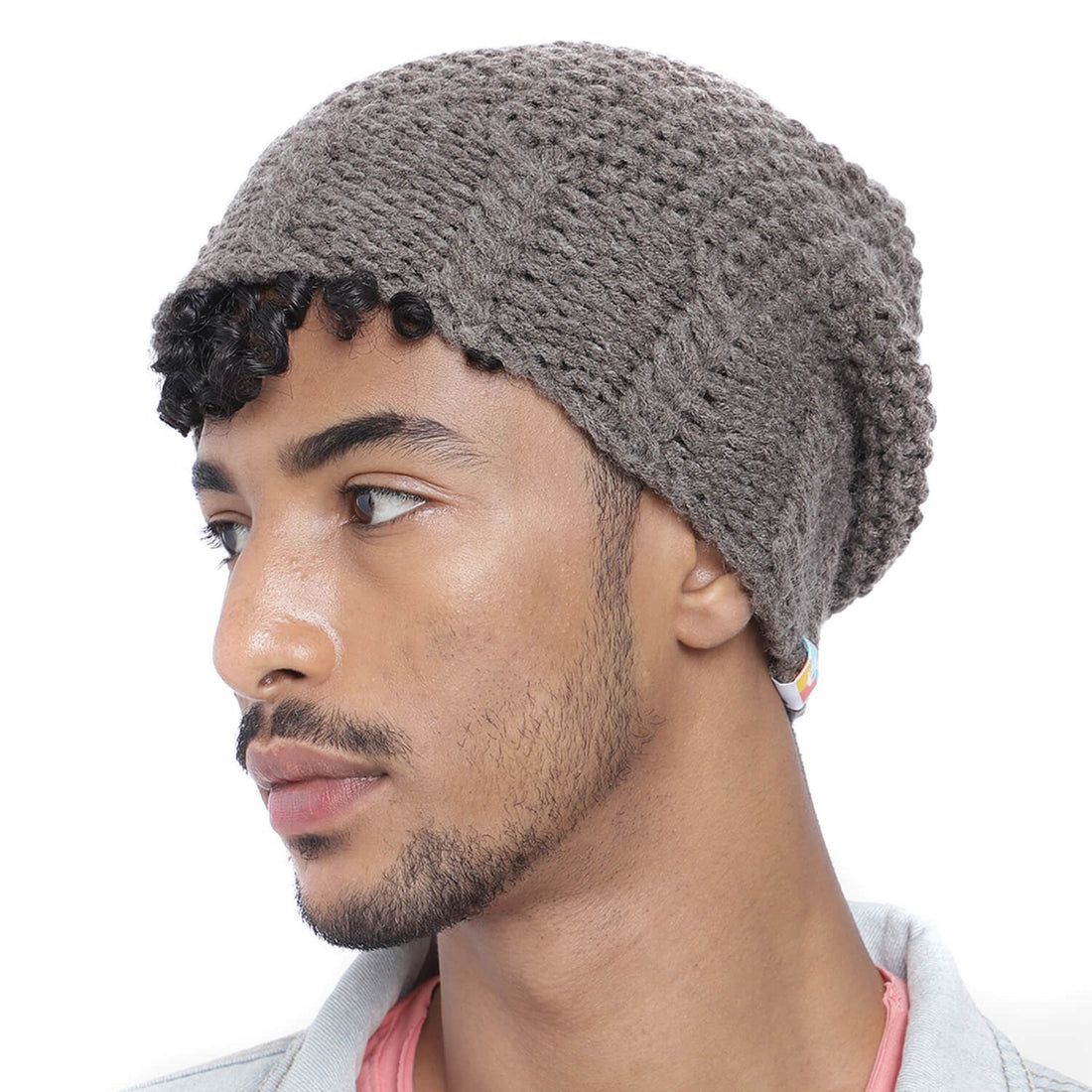 Dotted Slouch Beanie - 638