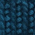Turquoise Blue Self-Design Beanie - 825