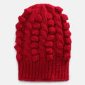 Red Self-Design Beanie - 826