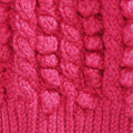 Fuchsia Pink Self-Design Beanie - 845