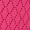 Handmade Crochet Market Bag - Dark Pink 2654