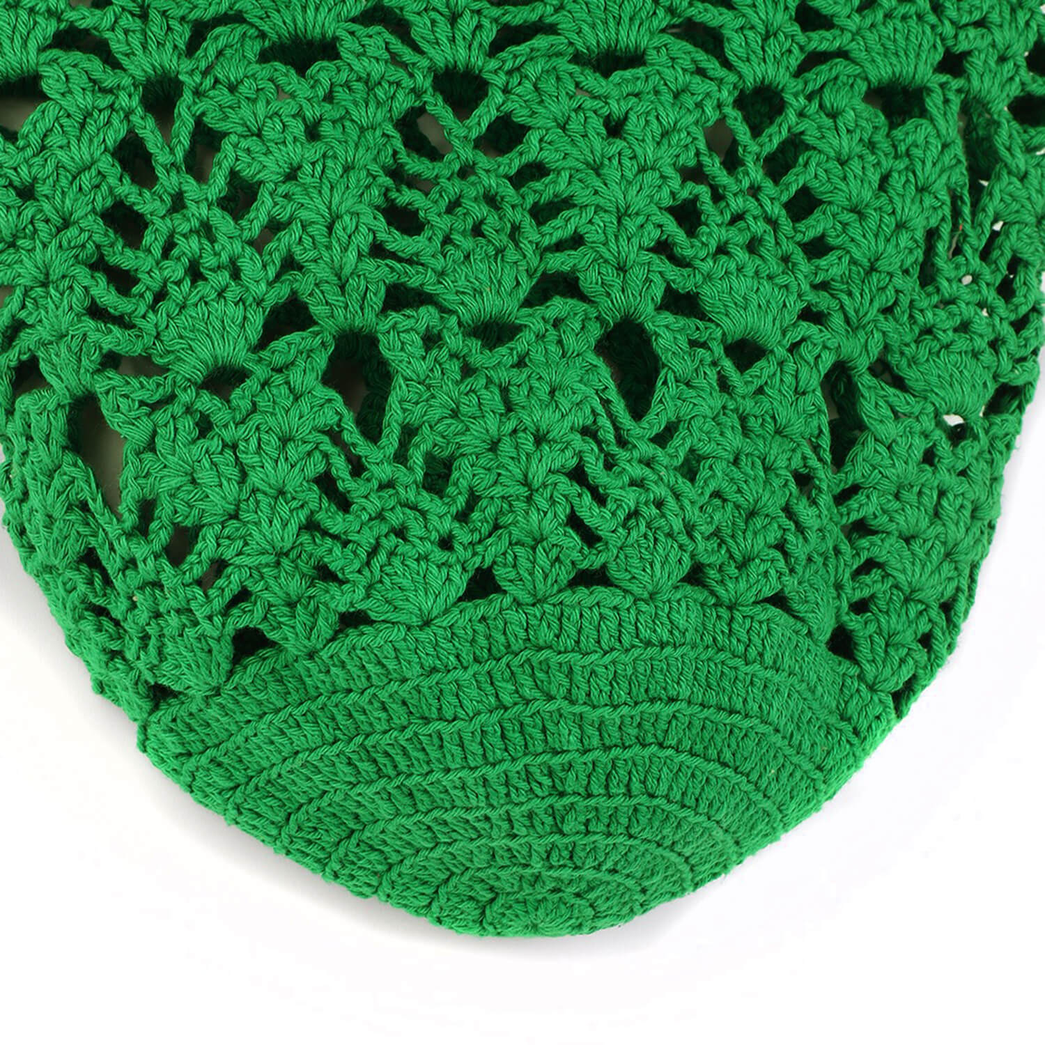 Handmade Crochet Market Bag - Green 2688
