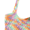 Handmade Crochet Market Bag - Multi-Color 2689