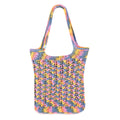 Handmade Crochet Market Bag - Multi-Color 2691