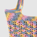 Handmade Crochet Market Bag - Multi-Color 2691