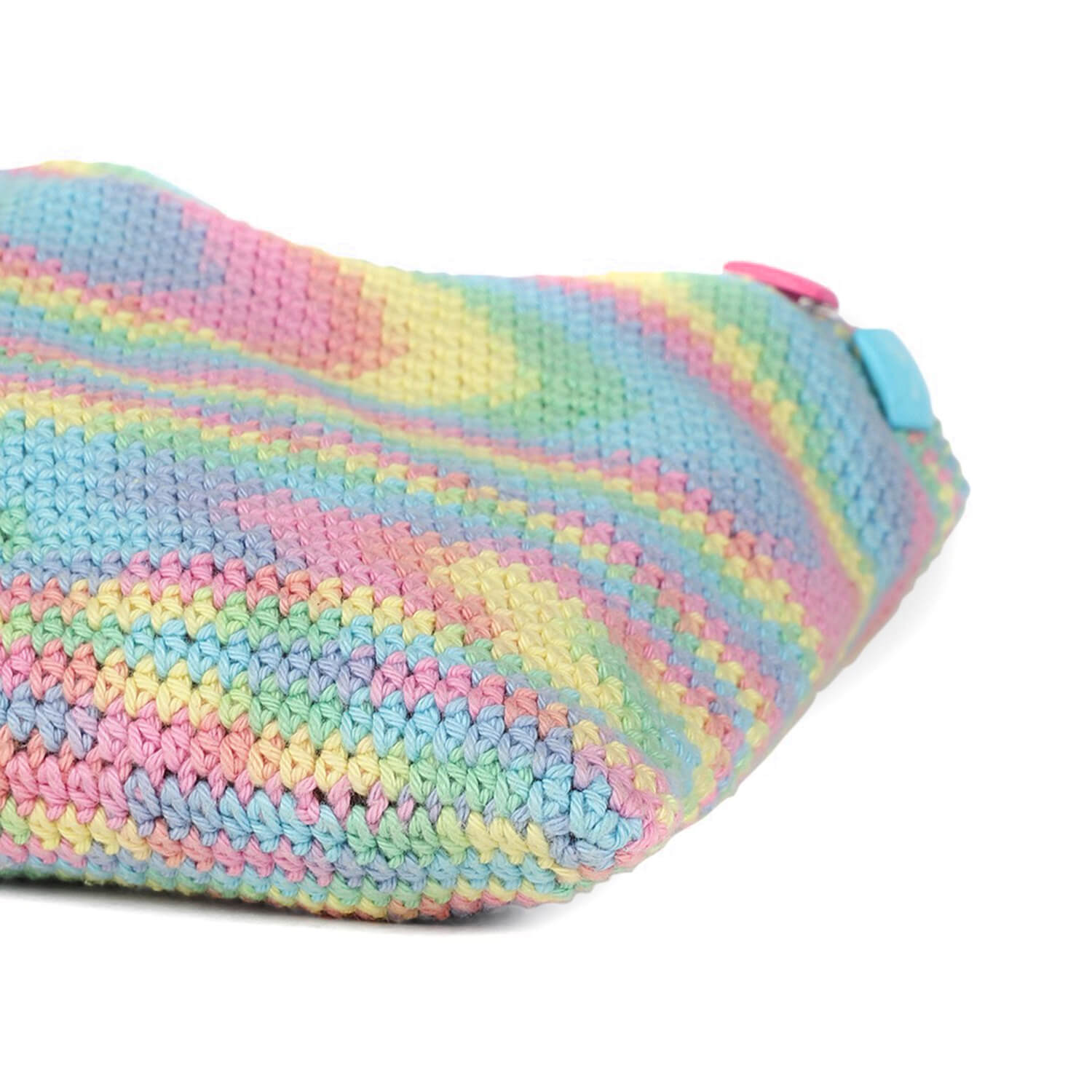 Handmade Crochet Market Bag - Multi-Color 2693