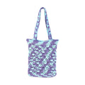 Handmade Crochet Market Bag - Blue, Purple 2799