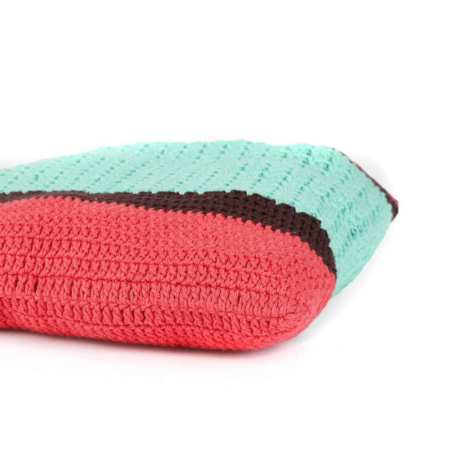 Handmade Crochet Market Bag - Multi-Color 2801