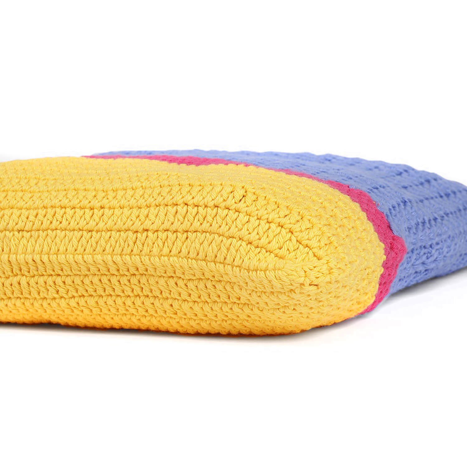 Handmade Crochet Market Bag - Multi-Color 2803