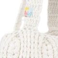 Handmade Crochet Market Bag - White 2804