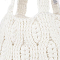 Handmade Crochet Market Bag - White 2804
