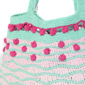 Handmade Crochet Market Bag - Multi-Color 2805