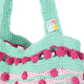 Handmade Crochet Market Bag - Multi-Color 2805