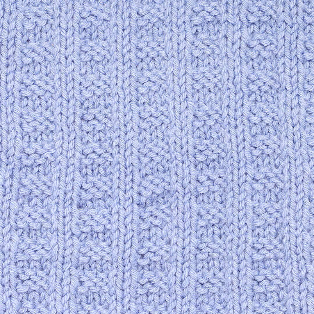 Checks Scarf with Tassels - Blue 1457