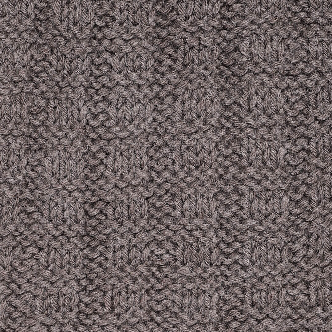 Checks Scarf with Tassels - Brown 1695