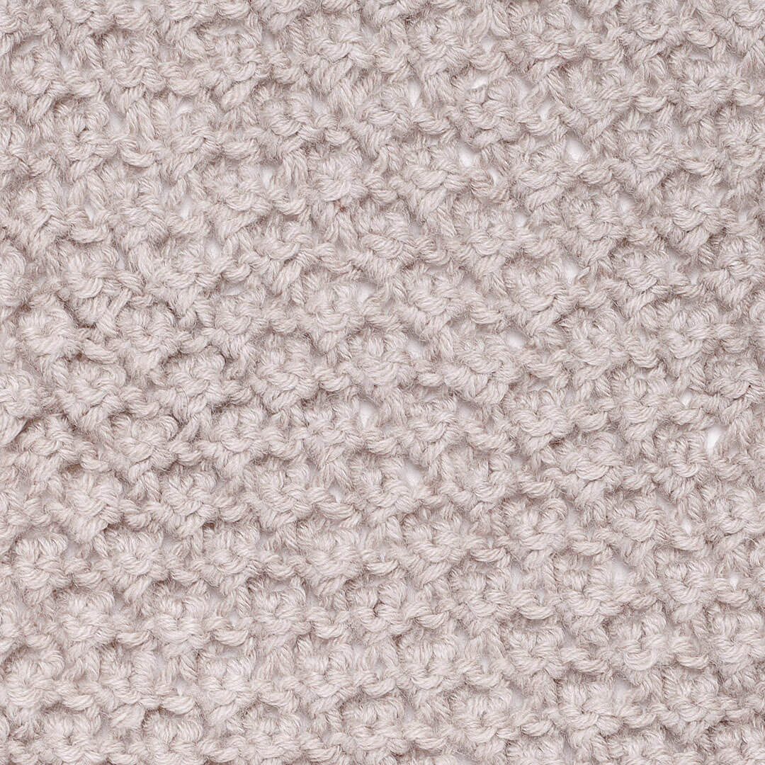 Self-Design Bobble Stitch Scarf - Beige 22