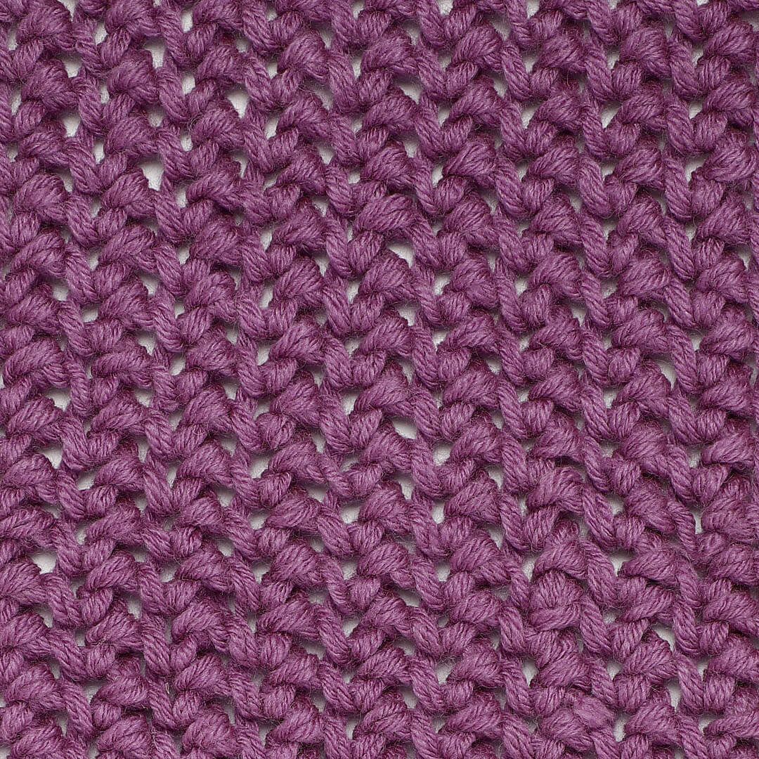 Self-Design Double Knit Scarf - Purple 234