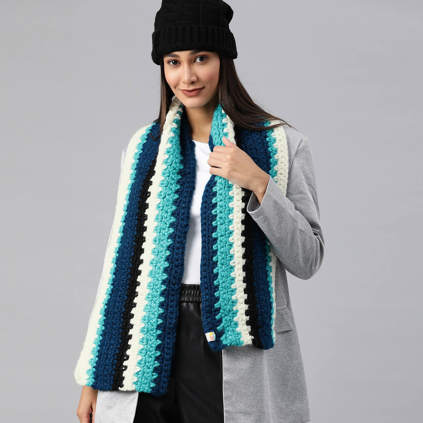 Thick and Warm Scarf - Multi-Color 2579