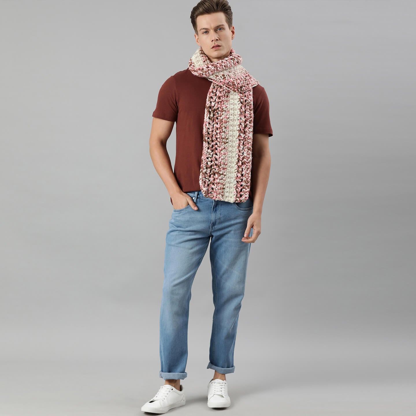 Thick and Warm Scarf - Multi-Color 2580