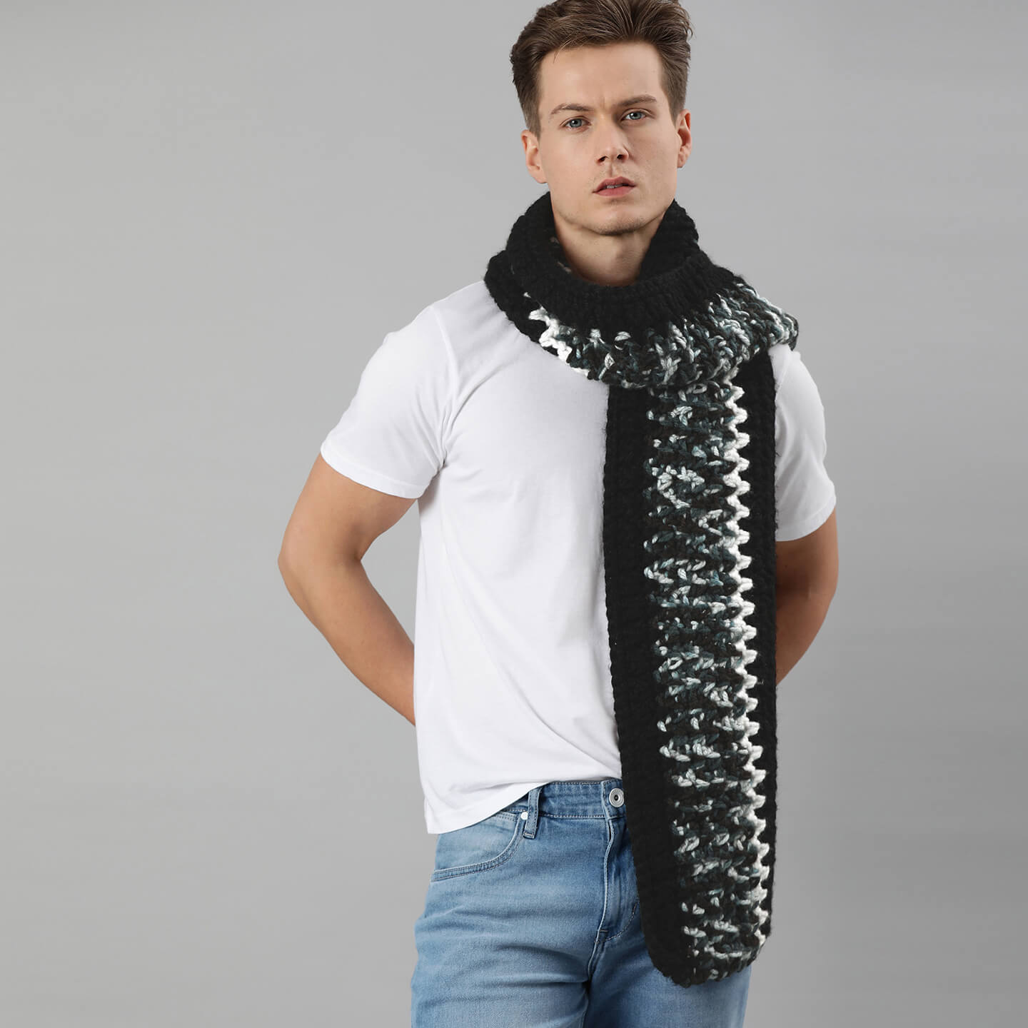 Thick and Warm Scarf - Multi-Color 2582