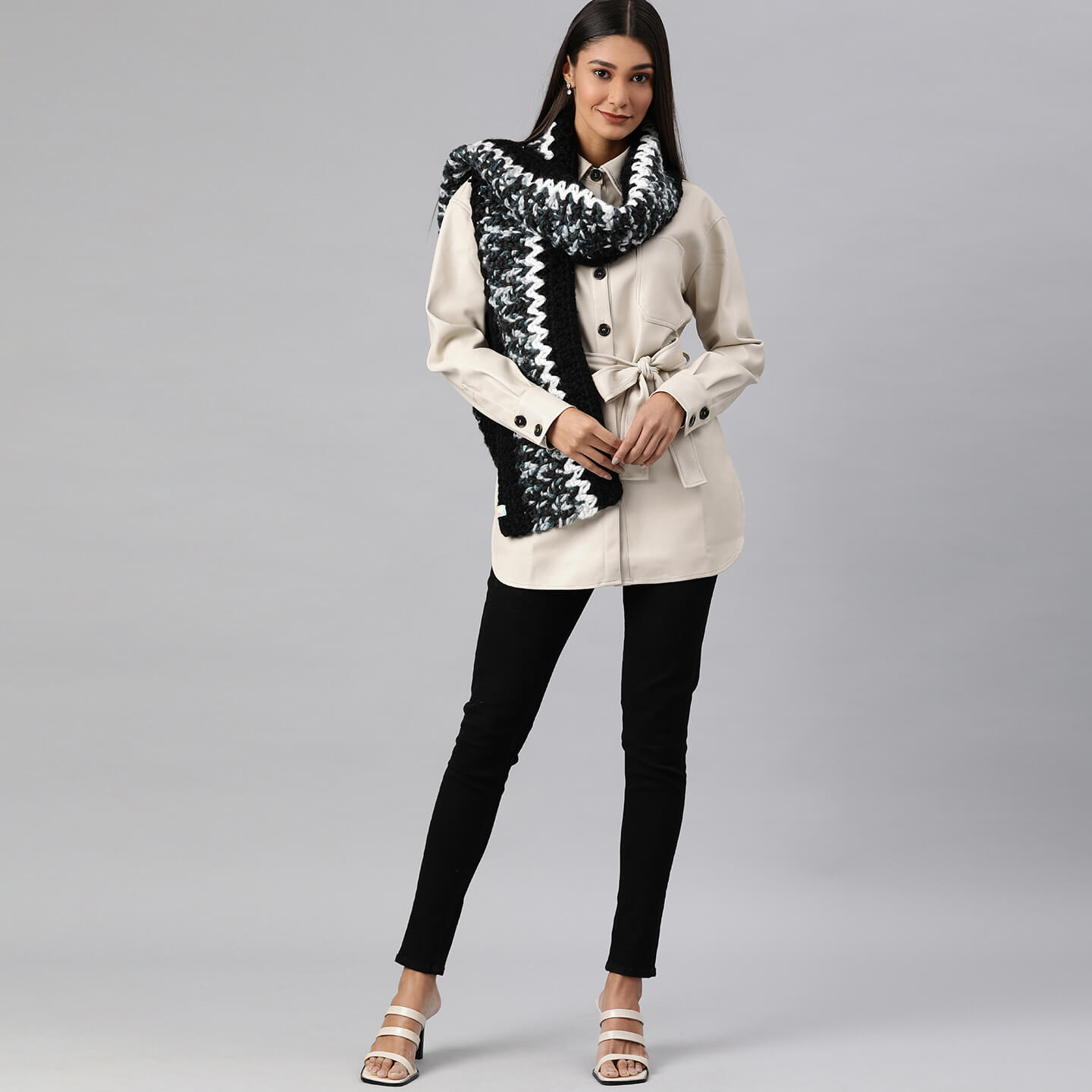 Thick and Warm Scarf - Multi-Color 2582