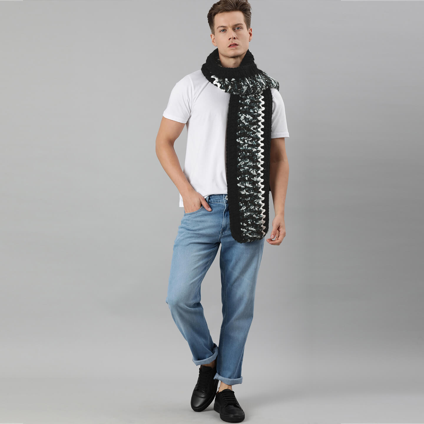 Thick and Warm Scarf - Multi-Color 2582