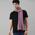 Net and Lace Scarf - Pink 2590