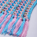Scarf with Tassels - Pink, Purple 2620