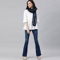 Thick and Warm Scarf - Black, White, Grey 2633