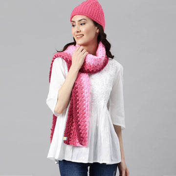 Thick and Warm Scarf - Pink 2638