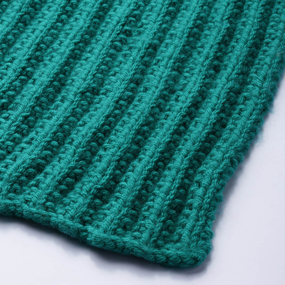 Scarf with Self Design - Dark Green 2639