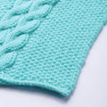 Scarf with Cable Design - Sea Green 2641
