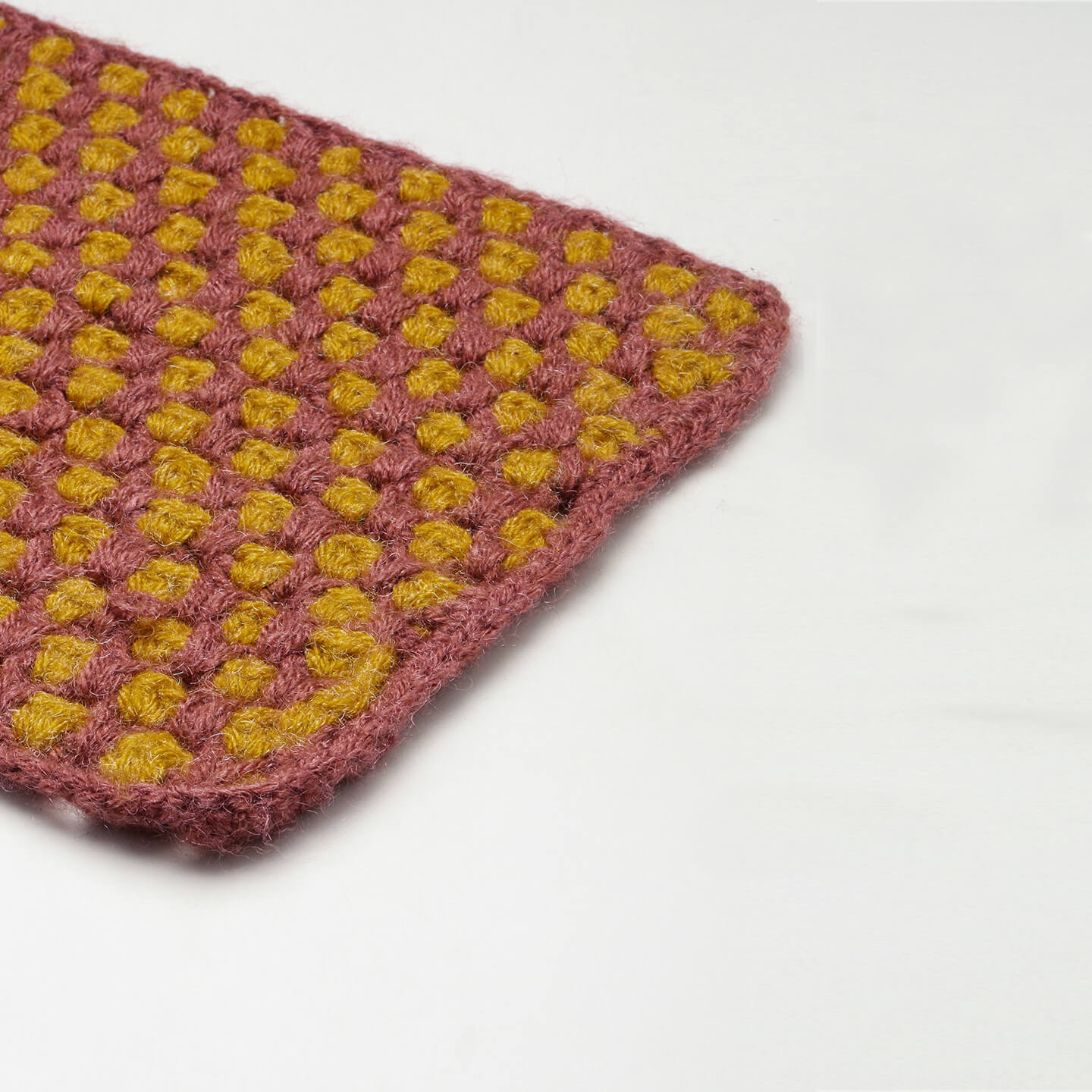 Self-Design Scarf - Mauve Yellow 2712