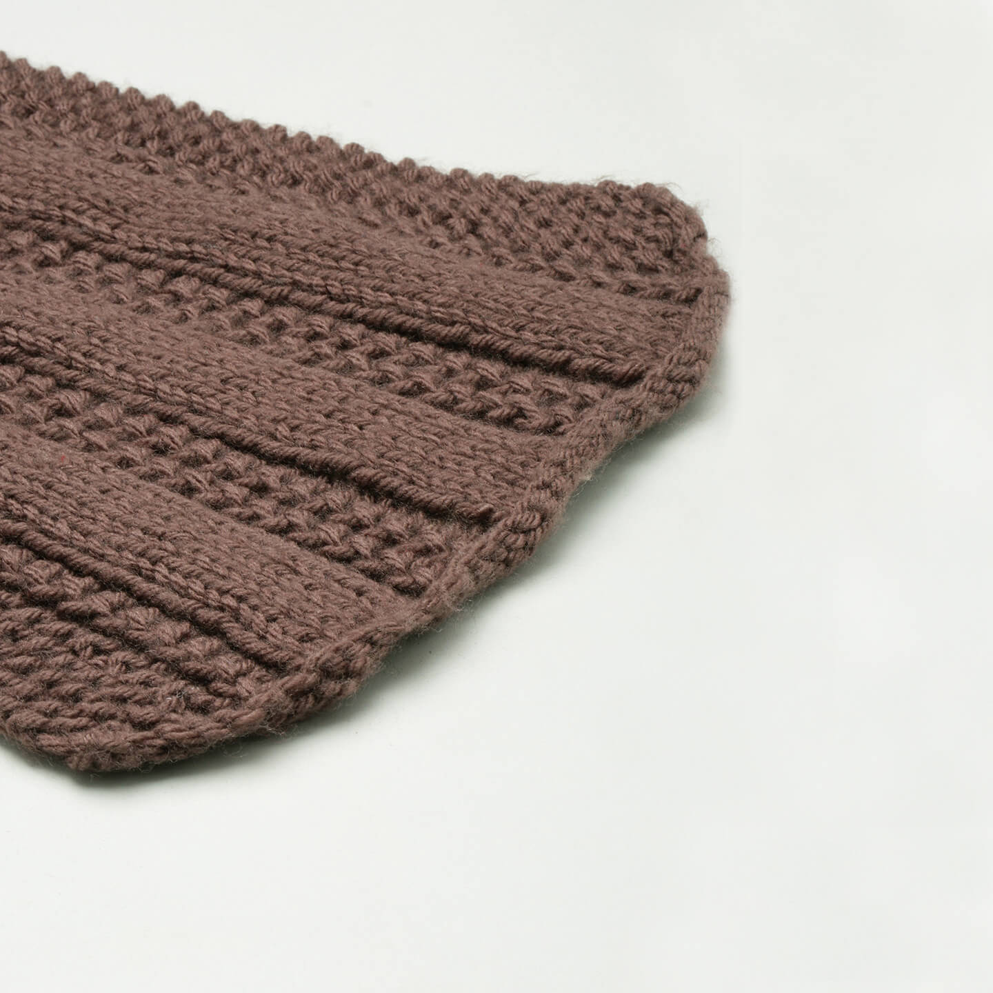 Self-Design Scarf - Dark Brown 2780