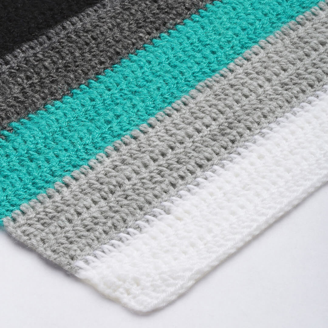 Self-Striping Scarf - Multi-Color 2847