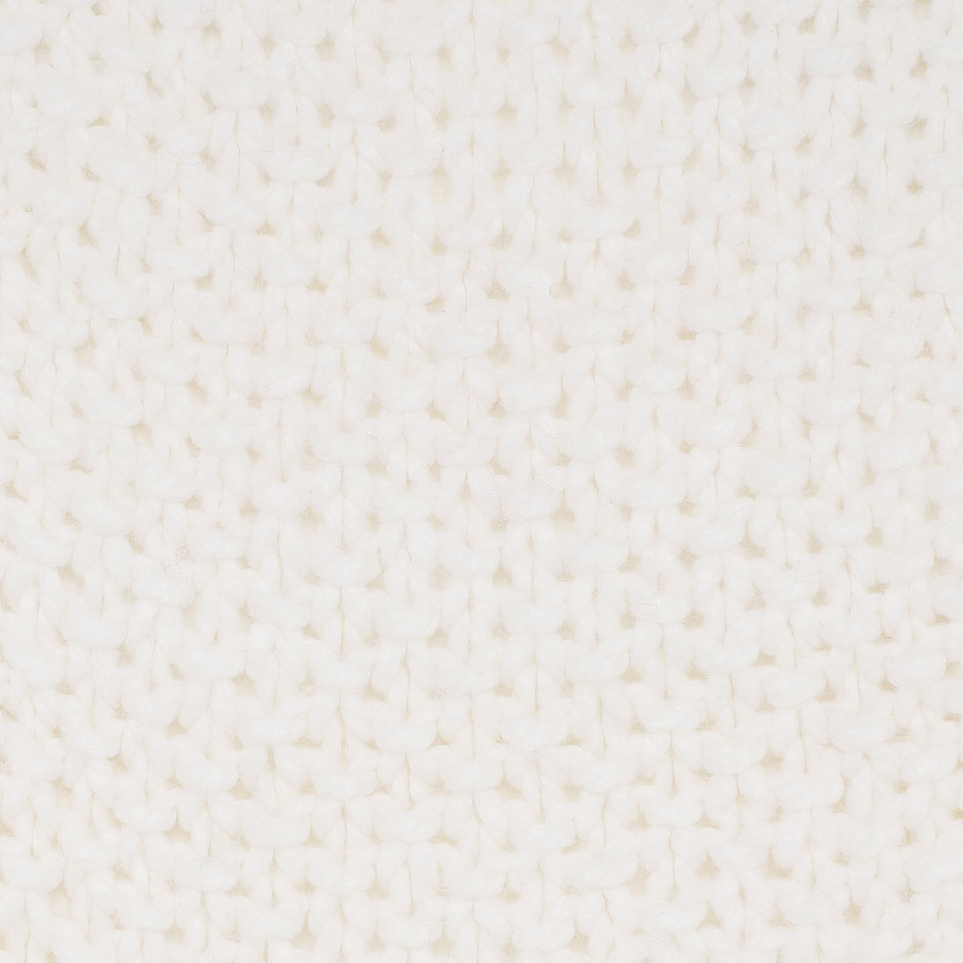 Self-Design Seed Stitch Scarf - White 330