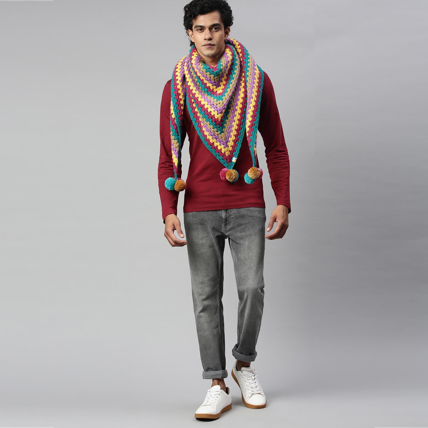 Shawl Scarf - Multi-Color 2745