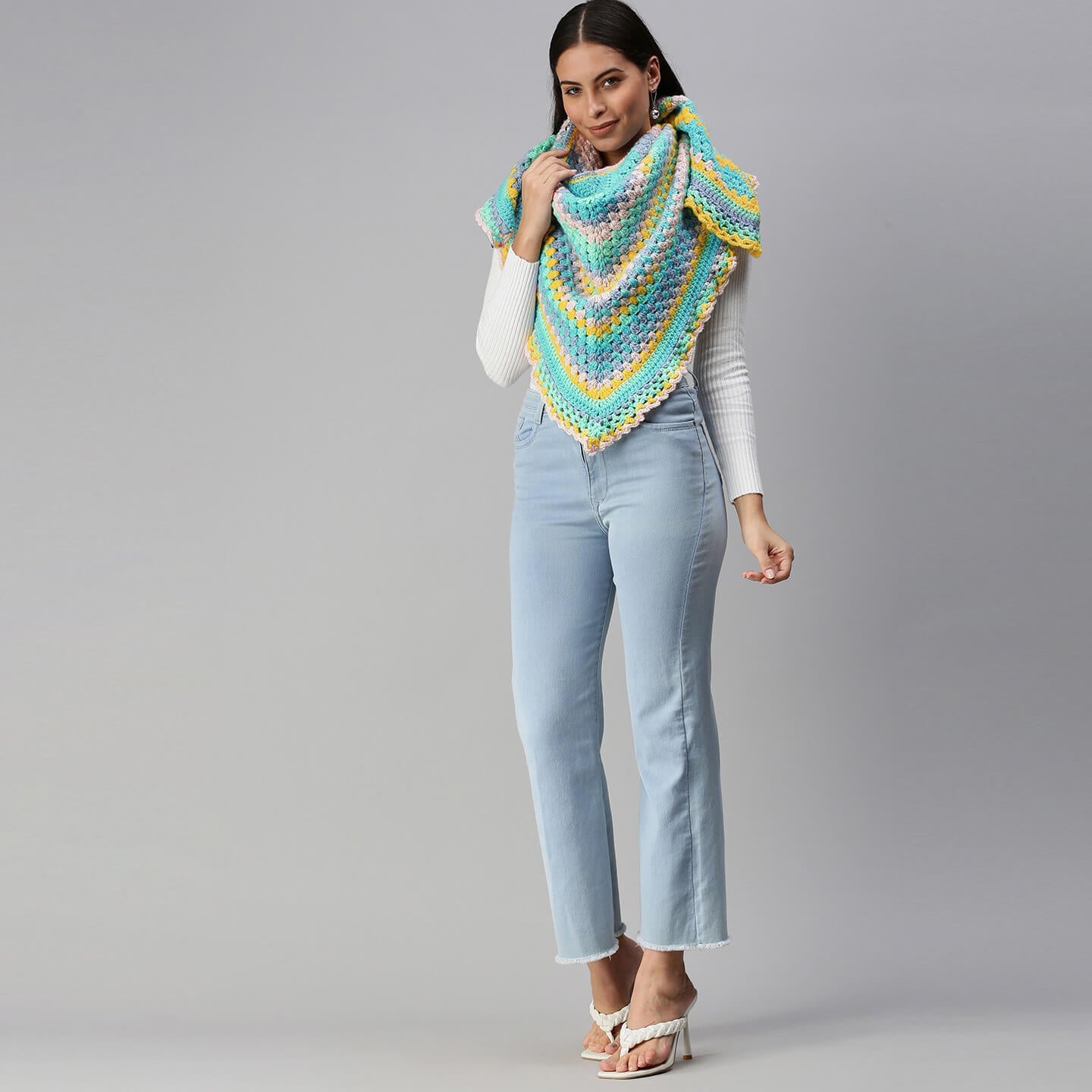 Shawl Scarf - Multi-Color 2913