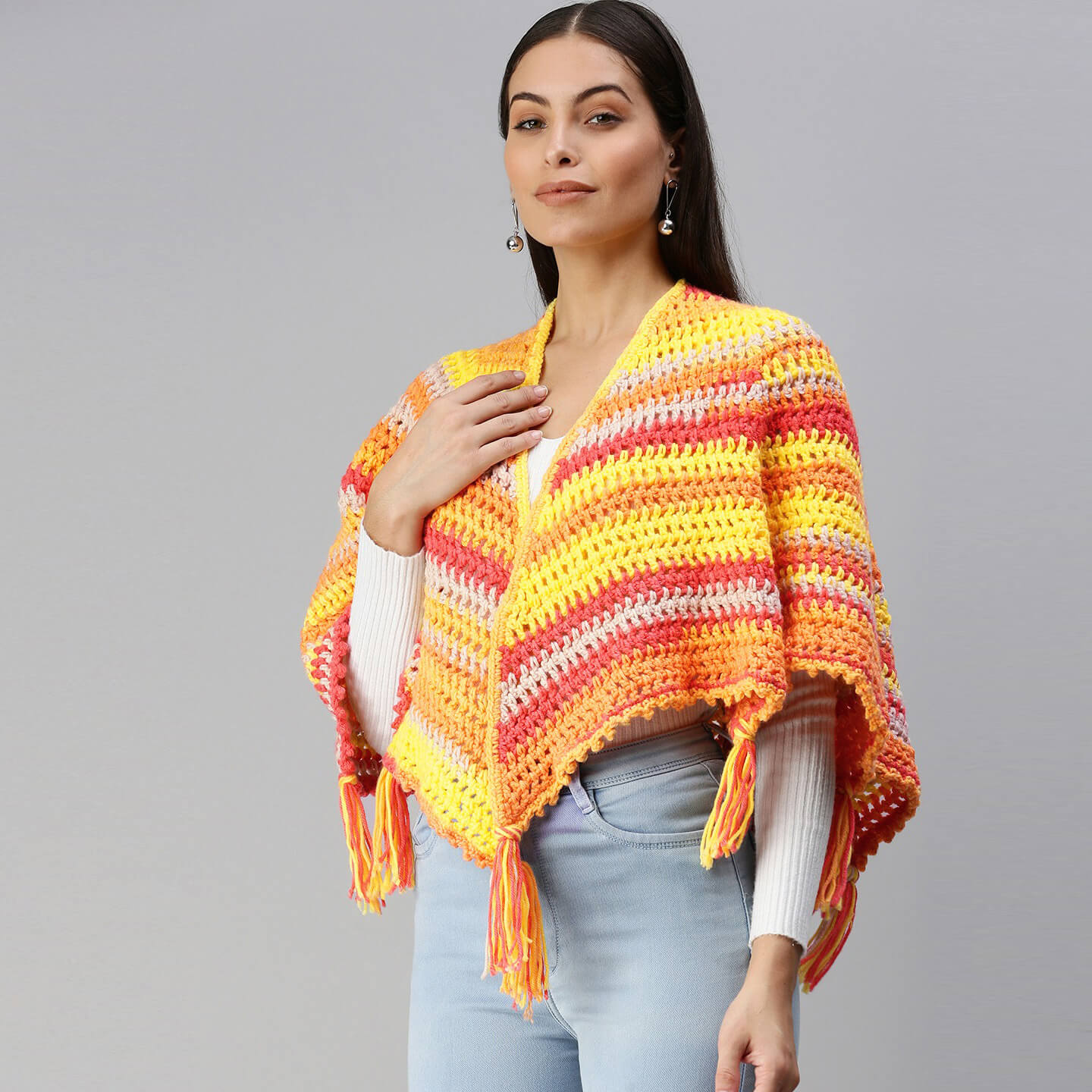 Circular Shawl Scarf - Multicolor 2914